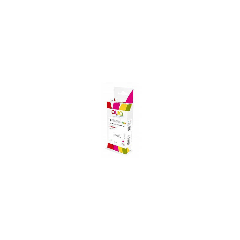 WECARE ARMOR ink kompatibilný s CANON CLi-571XLM, červená/magenta
