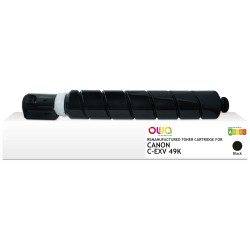 OWA Armor toner kompatibilný s Canon C-EXV49K, 36000st, čierna/black