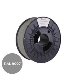 Tlačová struna (filament) C-TECH PREMIUM LINE, PETG, šedý hliník, RAL9007, 1,75 mm, 1kg