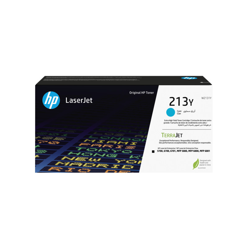 HP W2131Y, cyan toner. kazeta HP LaserJet 213Y
