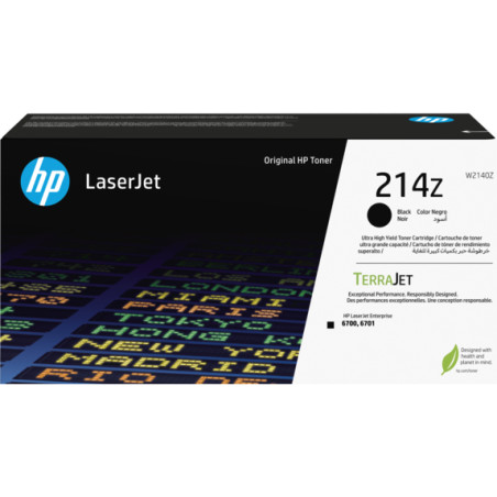 HP W2140Z, čierny toner. kazeta HP LaserJet 214Z