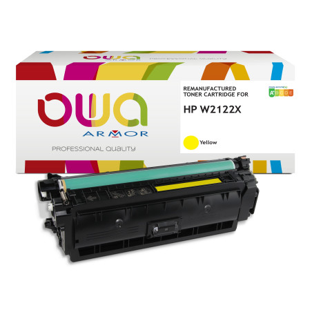 OWA Armor toner kompatibilný s HP W2122X,10000st, žltá/yellow