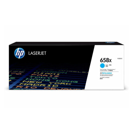 HP Azúrová originálna tonerová kazeta HP 658X