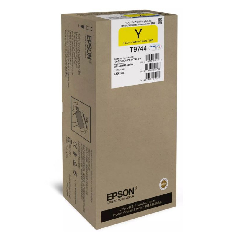 Epson WorkForce Pro WF-C869R Yellow XXL Ink