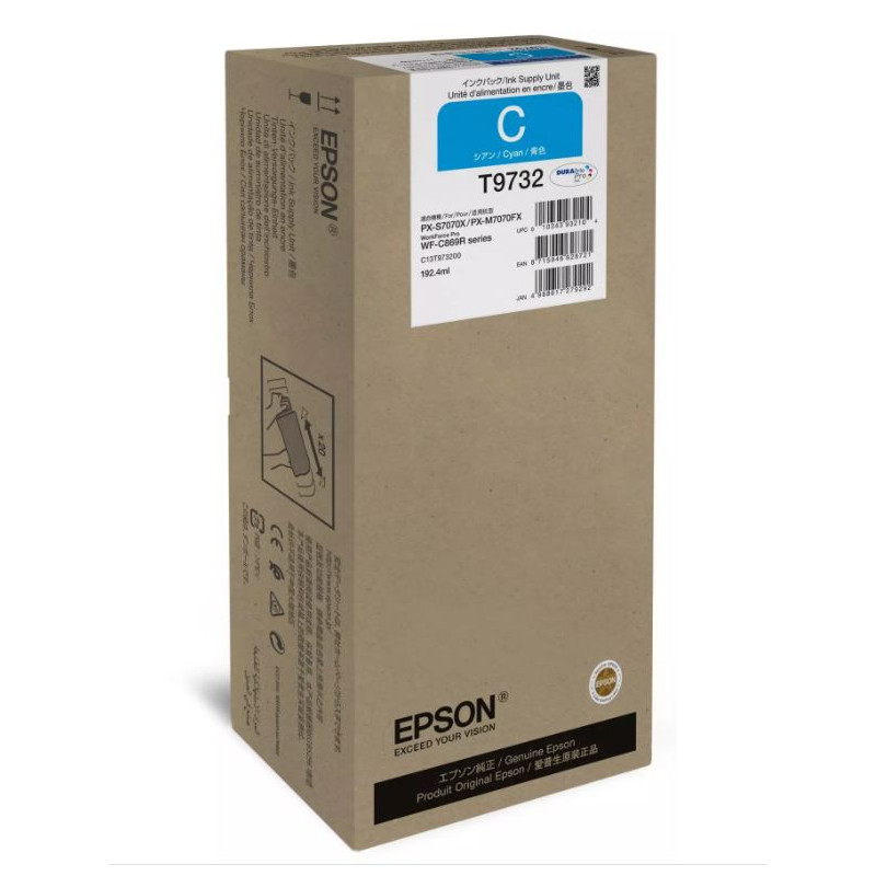 Epson WorkForce Pro WF-C869R Cyan XL Ink