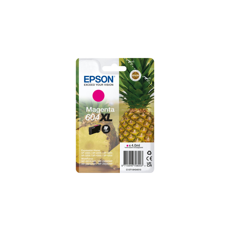EPSON Singlepack Magenta 604XL Ink