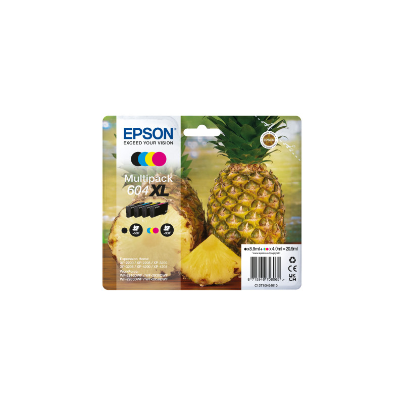 EPSON Multipack 4-colours 604XL Ink