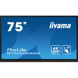 75'' iiyama TE7512MIS-B3AG: IPS, 4K, 40P, USB-C