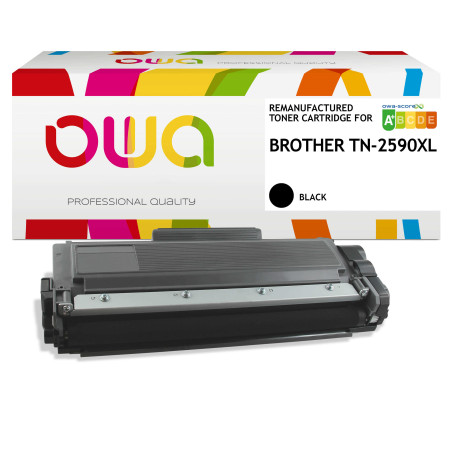 OWA Armor toner kompatibilný s Brother TN-2590XL, čierna/black,3000str.