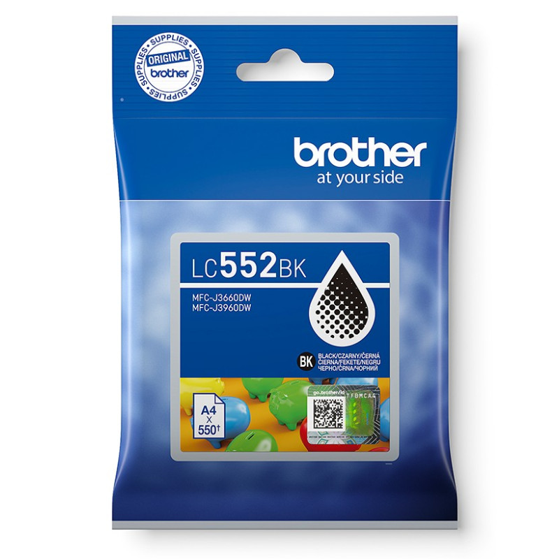 Brother LC-552BK - atrament čierny