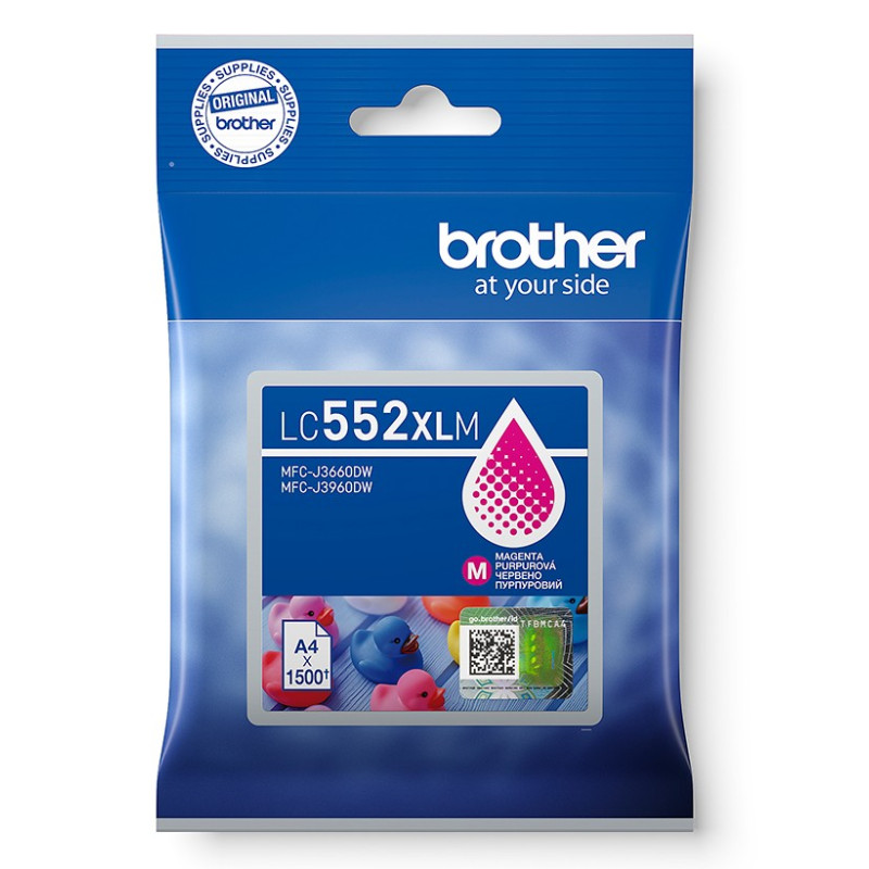 Brother LC-552XLM - atrament purpurový XL