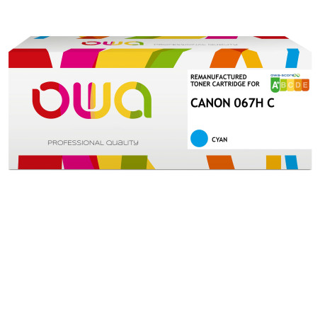 OWA Armor toner kompatibilný s Canon CRG-067H C, 2350st, modrá/cyan