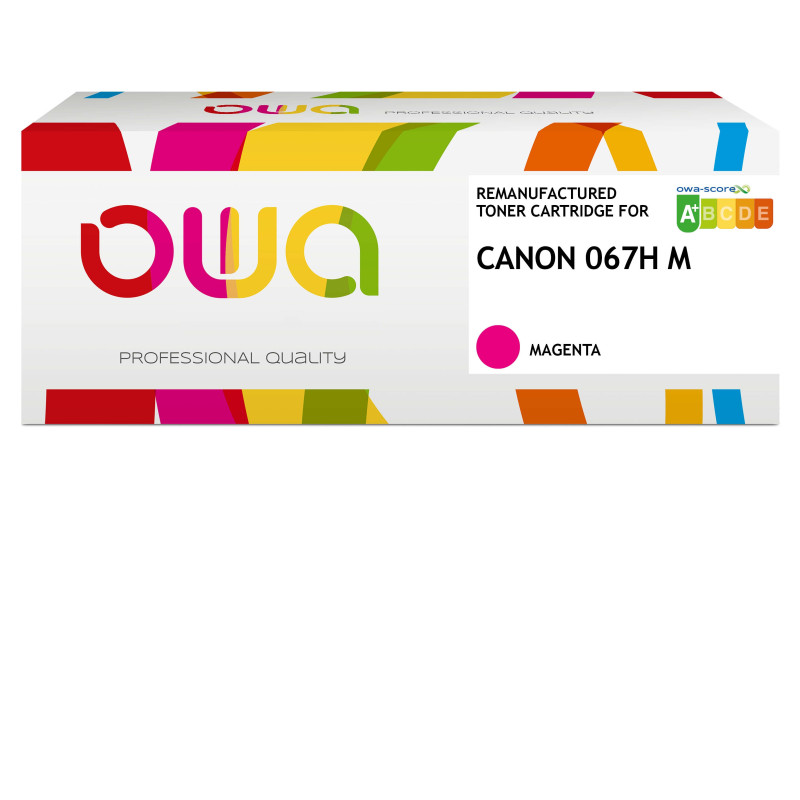 OWA Armor toner kompatibilný s Canon CRG-067H M, 2350st, červená/magenta