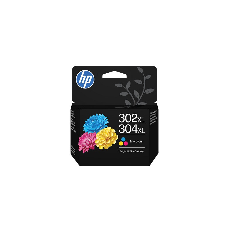 HP 302XL/304XL Tri-clr Original Ink Crtg