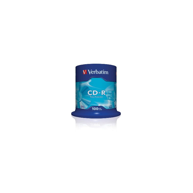 VERBATIM CD-R(100-Pack)Spindl/ExtraProtect/52x/700