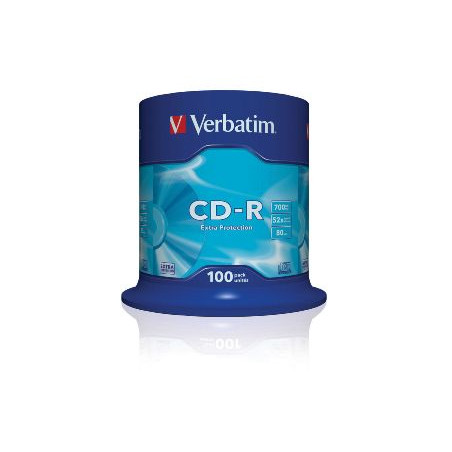 VERBATIM CD-R(100-Pack)Spindl/ExtraProtect/52x/700