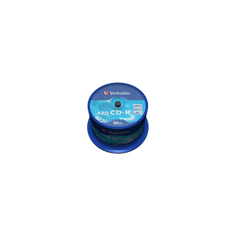 VERBATIM CD-R(50-Pack)Spindl/Crystal/DLP/52x/700MB