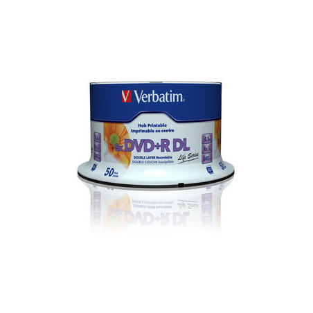 VERBATIM DVD+R DL (8xPrintable, 8,5 GB), 50 cake