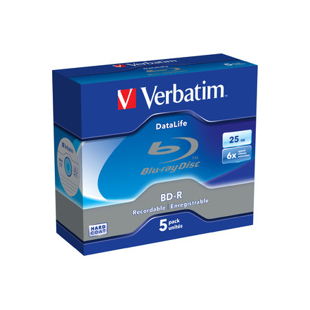 VERBATIM BD-R SL (6x, 25GB), NON-ID, 5ks/pack