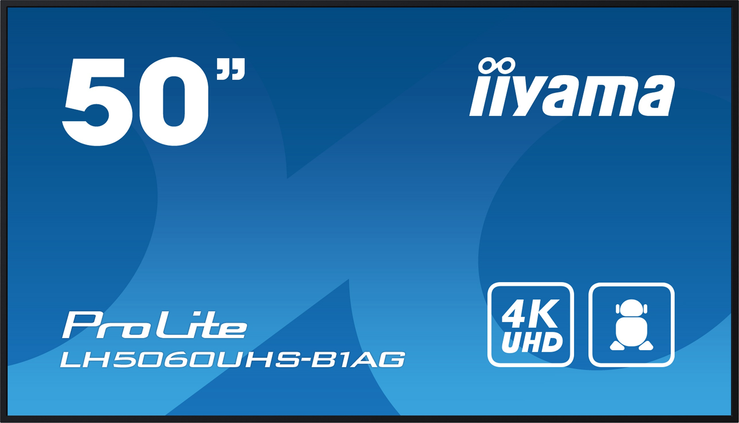50'' iiyama LH5060UHS-B1AG: IPS, 4K UHD, 24/7, Android