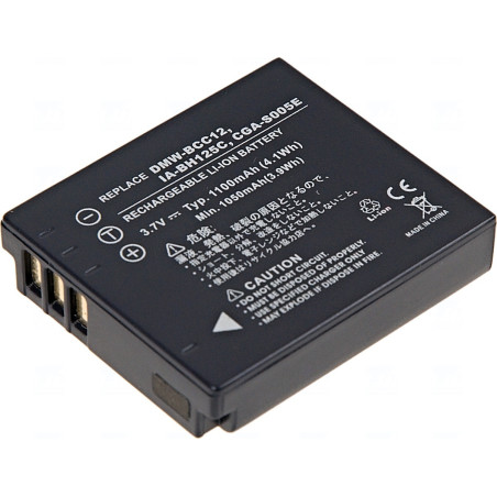 Batéria T6 power Samsung IA-BH125C, CGA-S005, D-Li106, DB-60, DB-65, DMW-BCC12, NP-70, 1100mAh
