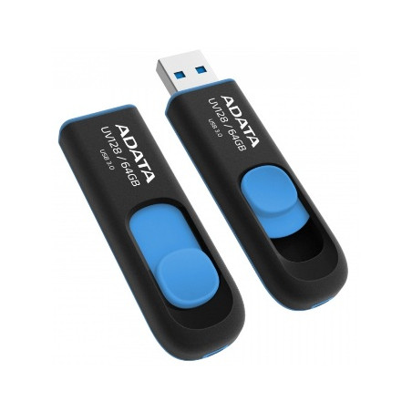 ADATA UV128/64GB/USB 3.2/USB-A/Modrá