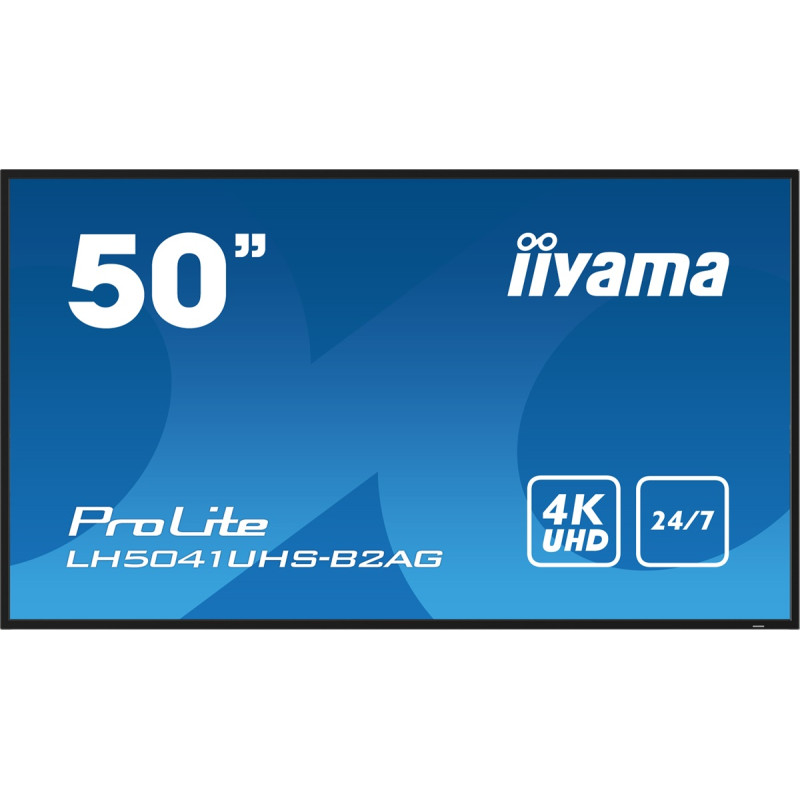 50'' iiyama LH5041UHS-B2AG:VA,4K UHD,3xHDMI