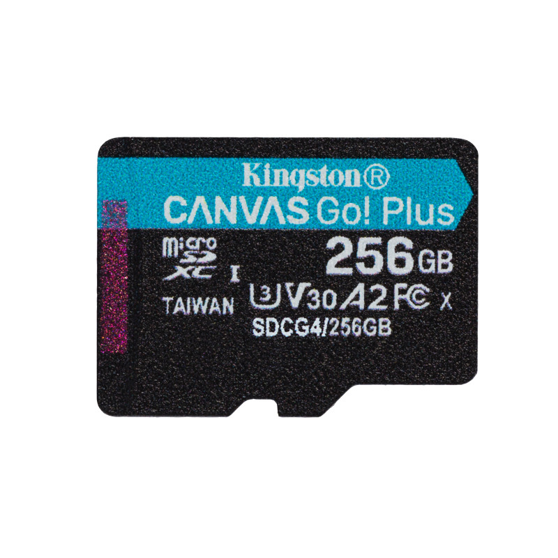 Kingston Canvas Go Plus A2/Micro SDXC/256GB/UHS-I U3 / Class 10