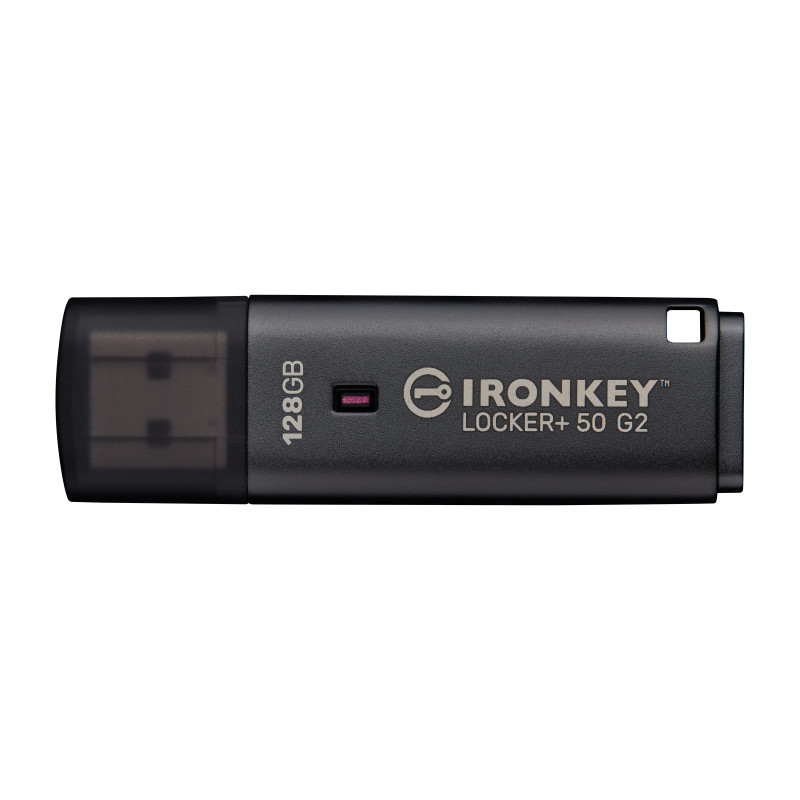 Kingston IronKey Locker+ 50 G2/128GB/USB 3.2 Gen 1 (5Gb/s)/USB-A/Čierna
