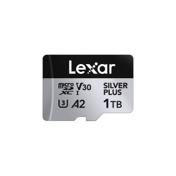 Lexar 1TGB H-P Silver Plus microSDHC s adp C10 A2