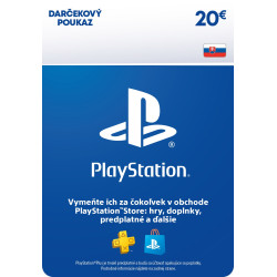 ESD SK - PS Store el. peňaženka - 20 EUR