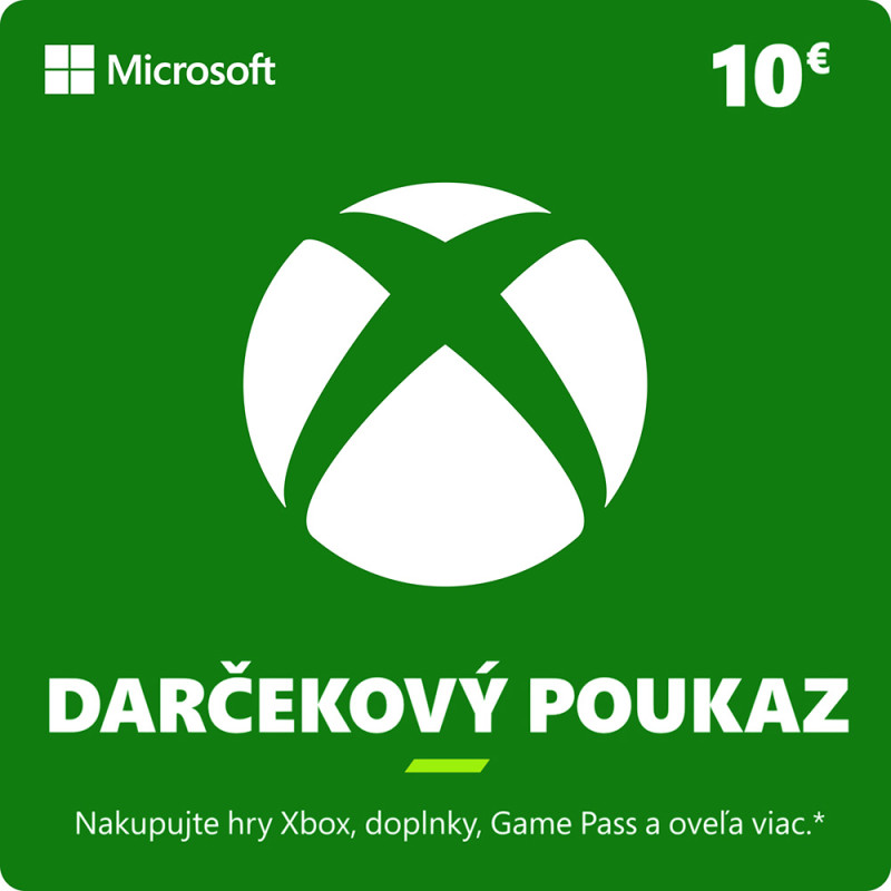 ESD XBOX - Darčeková karta Xbox 10 EUR