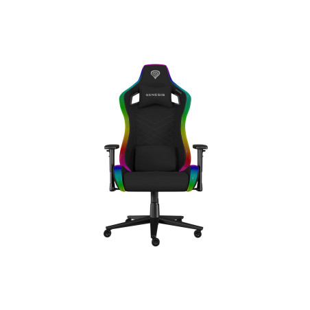 Herné kreslo Genesis TRIT 660, RGB, Čierne