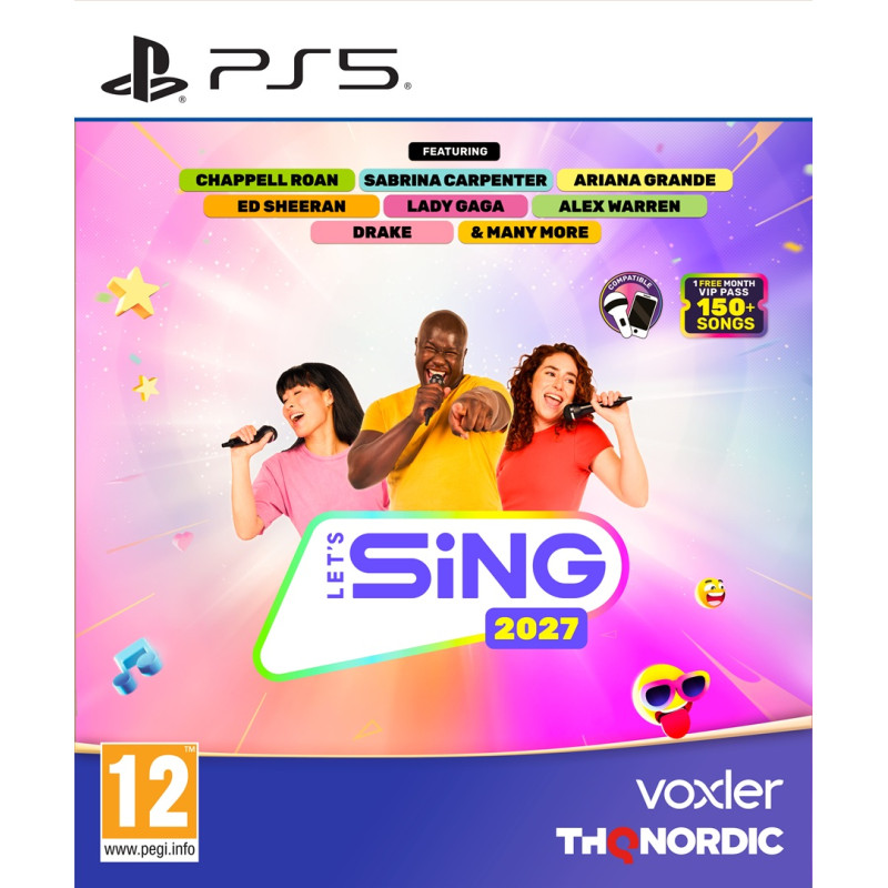 PS5 - Let's Sing 2027 ( bez mikrofónov )