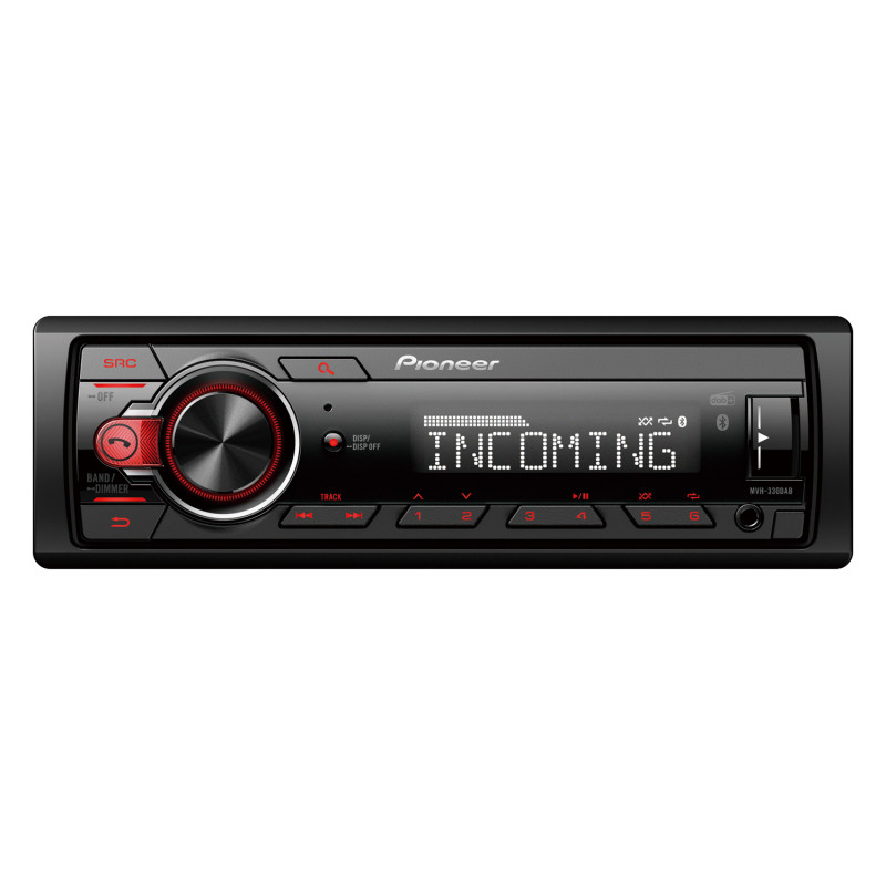 Pioneer MVH-330DAB autorádio s USB, Bluetooth a DAB tunerom
