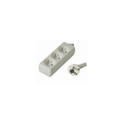Predlžovací prívod 230V, 5m, 3 zásuvky