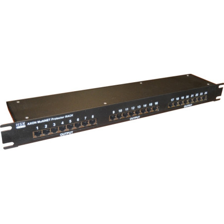 Prepäťová ochrana AXON MultiNET 24xRJ45 Rack