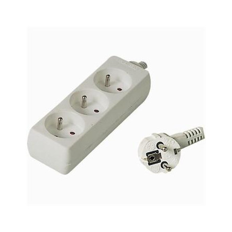 Predlžovací prívod 230V, 10m, 3 zásuvky