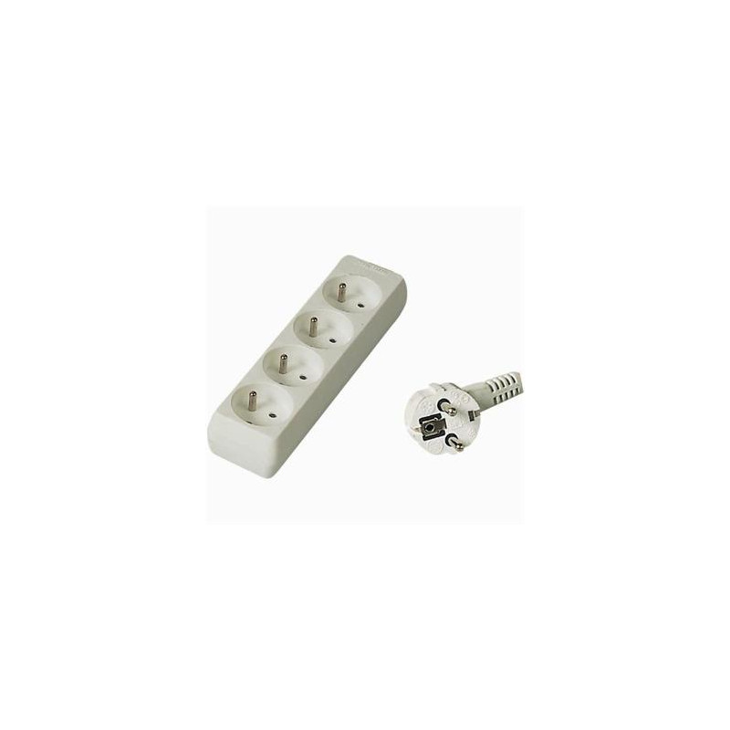 Predlžovací prívod 230V, 7m, 4 zásuvky