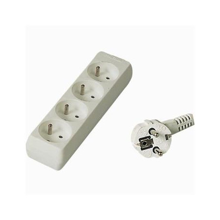 Predlžovací prívod 230V, 7m, 4 zásuvky