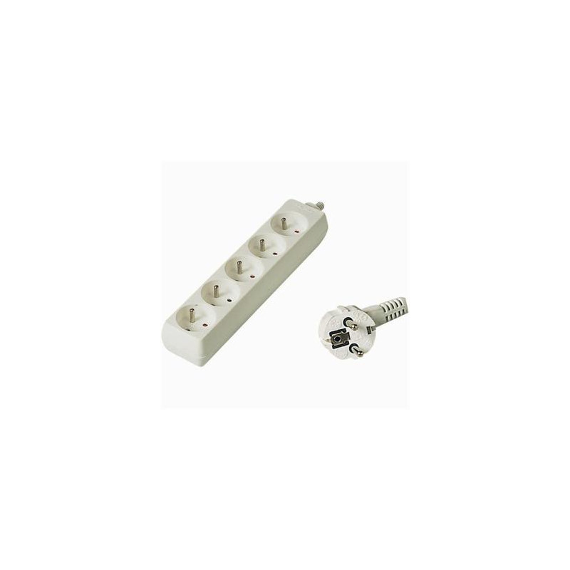 Predlžovací prívod 230V, 7m, 5 zásuviek