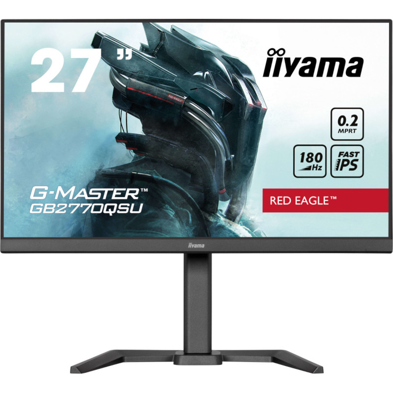 iiyama G-Master/GB2770QSU-B6/27''/IPS/QHD/180Hz/0,2ms/Black/3R