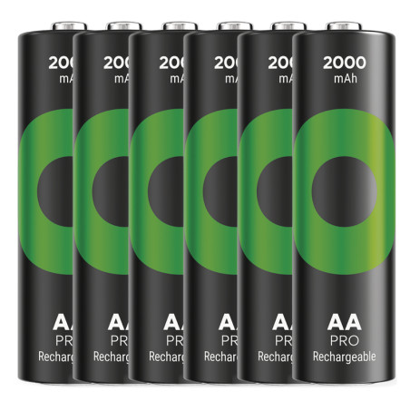GP Nabíjací bat. ReCyko Pro AA (HR6) 2000mAh - 6ks