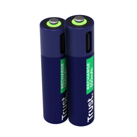 TRUST USB-C RECHARGEABLE BATTERIES 2P - AAA