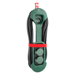 Predlžovací kábel so zásuvkami Viking R280/Output: 2xAC/IP44/vonkajšie použitie/8m kábel