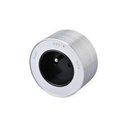 Zásuvkový modul Viking A30S, strieborná/výstupy - 1xAC/výkon až 2500W/230V,16A,50Hz/Zásuvka typu F