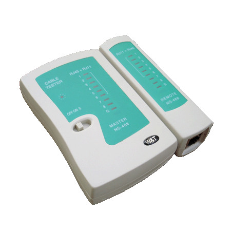 DATACOM Cable Tester LED RJ 45 / RJ 11 / RJ 12