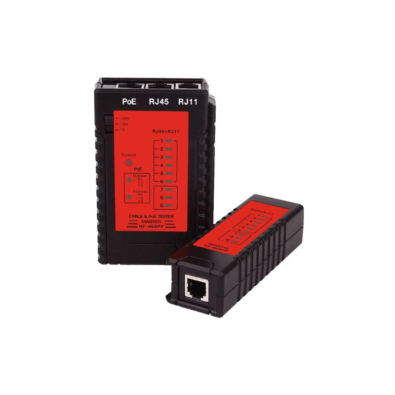 W-Star Tester WSNF468PF, tester POE napájania podľa 802.3af