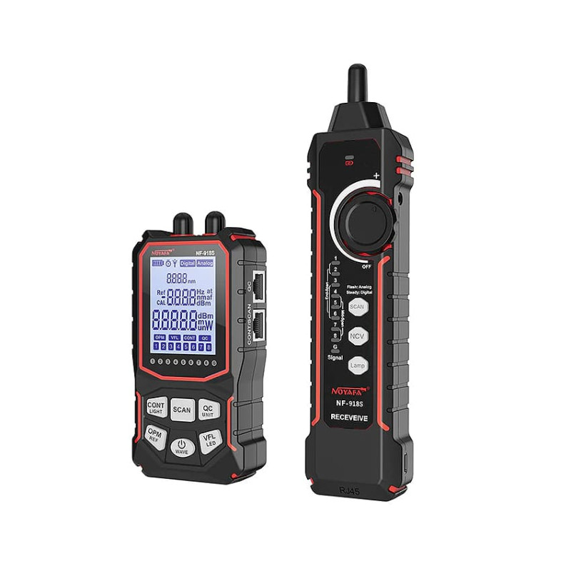 W-Star Káblový tester WSNF918S UTP, optika, VFL, OPM, hľadačka káblov