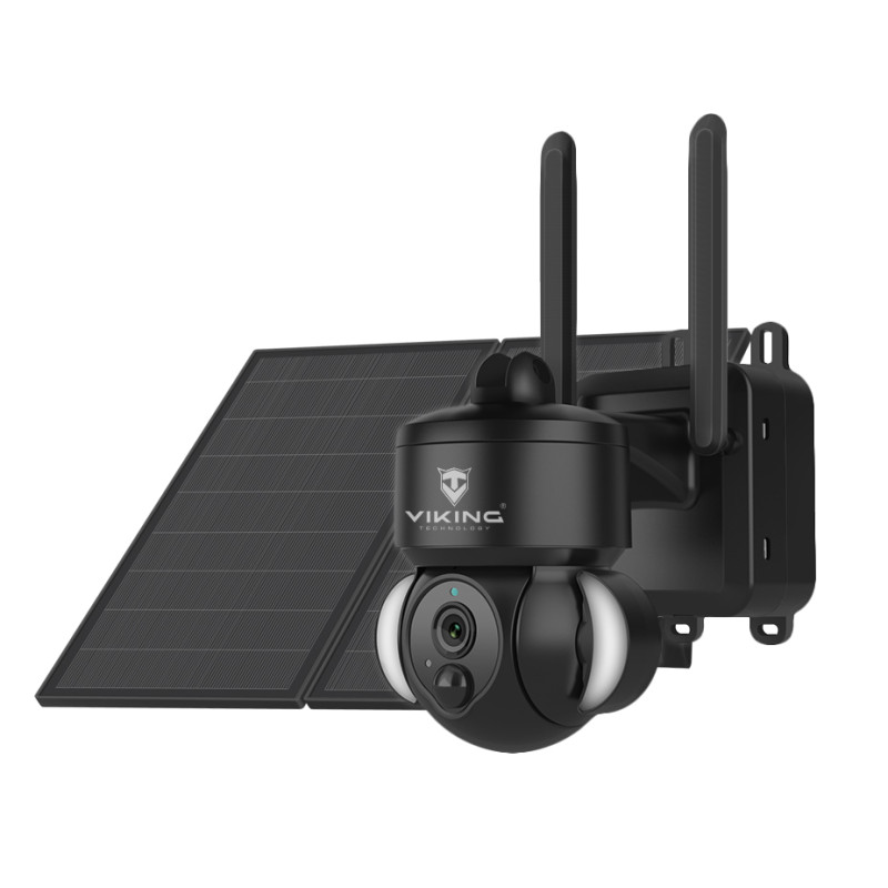 Solárna HD kamera Viking HDs03 4G/20000mAh/farebné nočné videnie/IP66/aplikácia/notifikácia/čierna